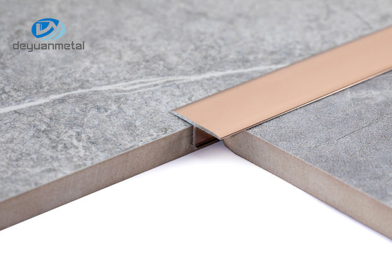 อลูมิเนียม 2.5 ม. T Slot Channel สีดำ Anodized Corrosion Resistance Wearproof Rose Gold Color