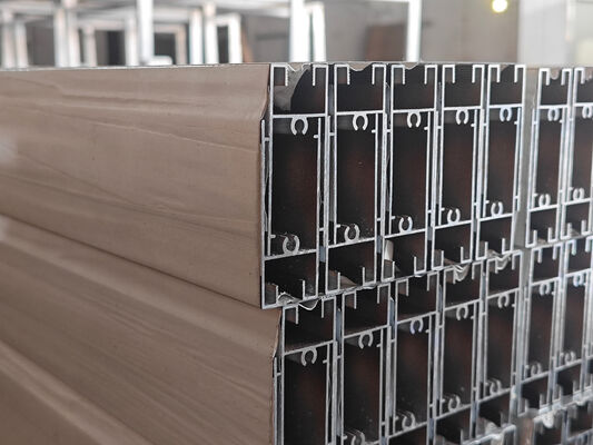 แอฟริกาใต้ อลูมิเนียม Extrusion Patio Window Profiles Powder Coating