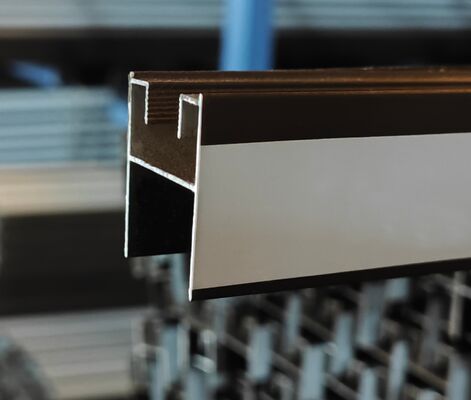 แอฟริกาใต้ อลูมิเนียม Patio Window Extrusion Profiles Powder Coating 6063