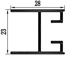 แอฟริกาใต้ อลูมิเนียม Patio Window Extrusion Profiles Powder Coating 6063