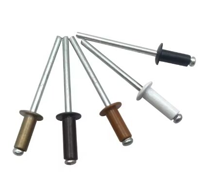 ขายปลีก รอบและหัวเรียบ อลูมิเนียม ผ้าม่านตาบอด 4.8 * 20mm